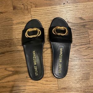 Stuart Weitzman black flats